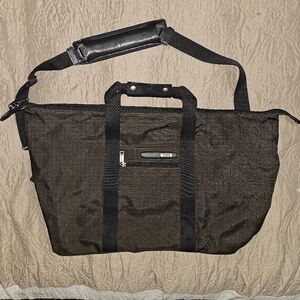 Tumi Brown Nylon Messenger Satchel